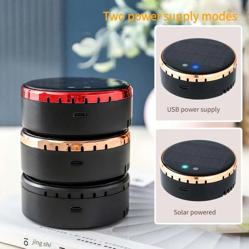 Solar Powered Car Air Purifier Ozone And Negative Ion Eliminate Odors Smoke Formaldehyde For Car Home Office And Travel CM World