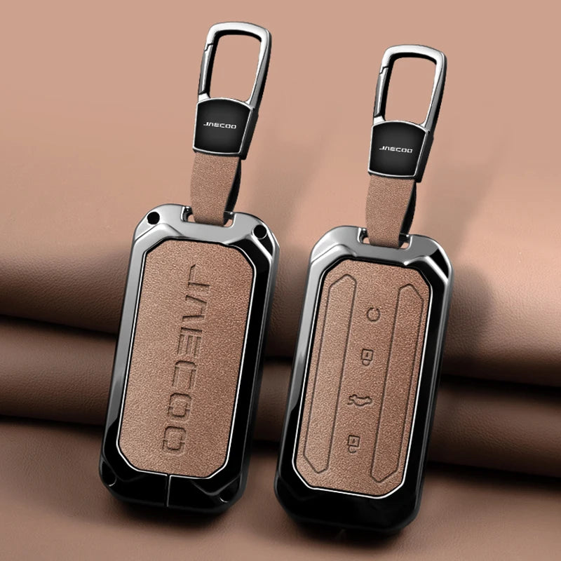 For Chery Jaecoo J5 J7 5 7 2025 2026 Keychain and Keyring Car Interior Accessories Zinc Alloy Car Key Protective Cover Suitable