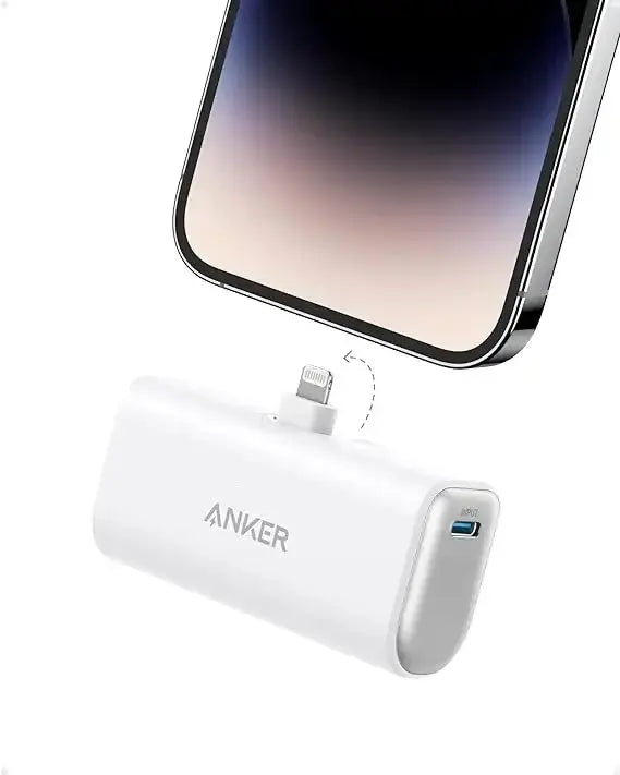 Anker A1645 Nano Mini Power Bank 5000mAh Portable Charger 22.5W USB-C Connector Spare Battery for IPhone 15 14 13 12 11 Pro Max Car Mobile World