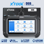 XTOOL D5S Car Diagnostic Tool Gearbox ABS EPB SRS Engine System Scanner 16 Resets Service OBD2 Scanner Free Update FCA CAN FD