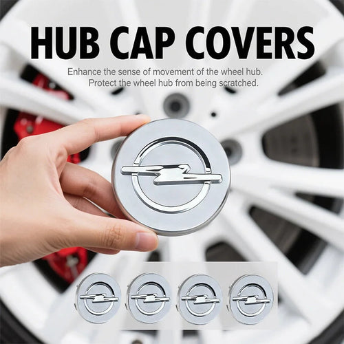 4pc 58/64mm Car wheel hub cover, wheel center hub cover badge For Opel Astra H G J Insignia Mokka Zafira Corsa Vectra C D Antara CM World