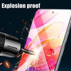 3PCS Protective Glass for Poco X3 X4 X5 X6 Pro NFC 5G M5S Film Screen Protector for Xiaomi Poco F3 F4 GT F2 Pro Tempered Glass