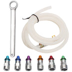 8-piece Set Of Brake Oil Drainer Wrench And Oil Bleed Hose Drain For Protection Tool Set