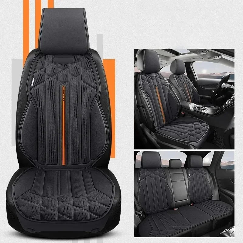 Universal Suede Car Seat Covers - Breathable Car Seat Protector,Seat Covers for Cars Full Set,Internal Spare Parts Seat Cushion CM World