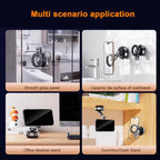 X93 Magnetic Phone Holder Rotating Folding Electric Vacuum Suction Mag Stand For Car Navigation Gym Kitchen Streaming Bracket CM World