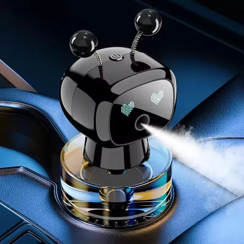 Car Air Freshener AI Rechargeable Car Aroma Diffuser Smart Eyes 4 Levels Of Adjustable Intelligent Car Diffuser Air Freshener CM World