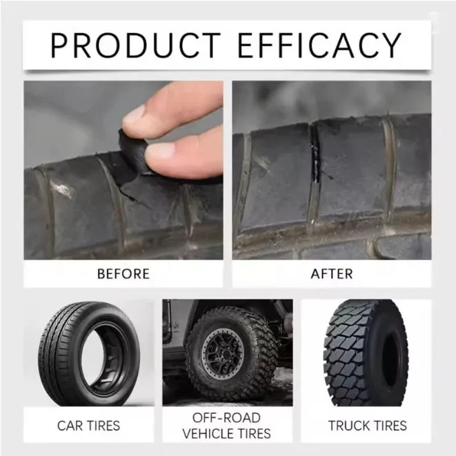 Black Tyre Repair Instant Liquid Strong Rubber Glues Wear-resistant Rubber Non-corrosive Adhesive Glue Car Instant Strong Tools