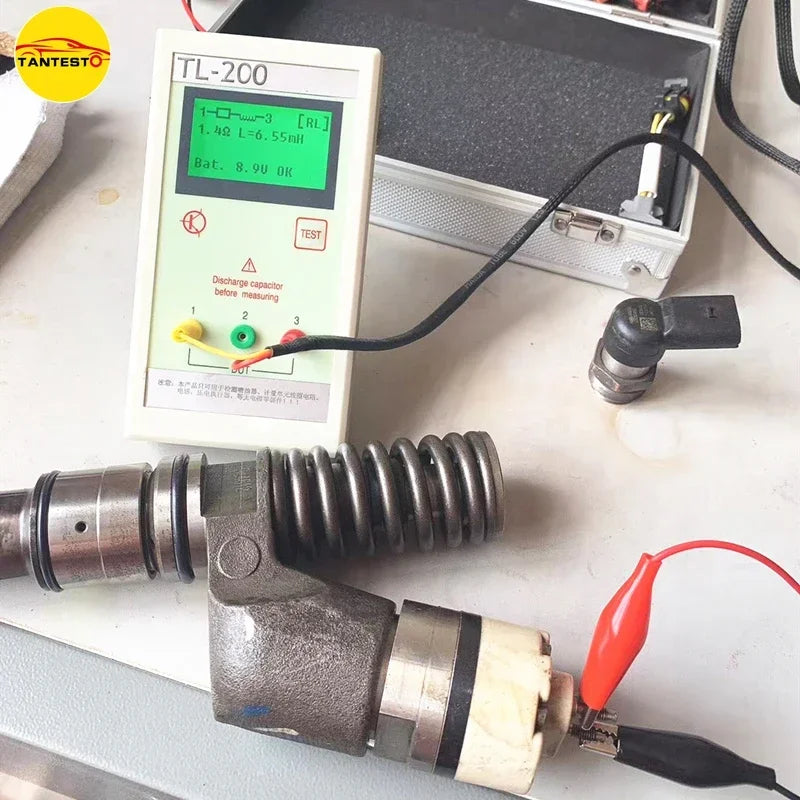TL-200 CRIN Diesel Common Rail Injector Piezo TR LCR ESR Resistance Capacitance Inductance Tester CM World