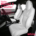 Custom Fit Car Seat Covers Specific For Tesla Model X S 360 Degree Full Covered High Quality Leather Cushion Fit 6 or 7 Seaters