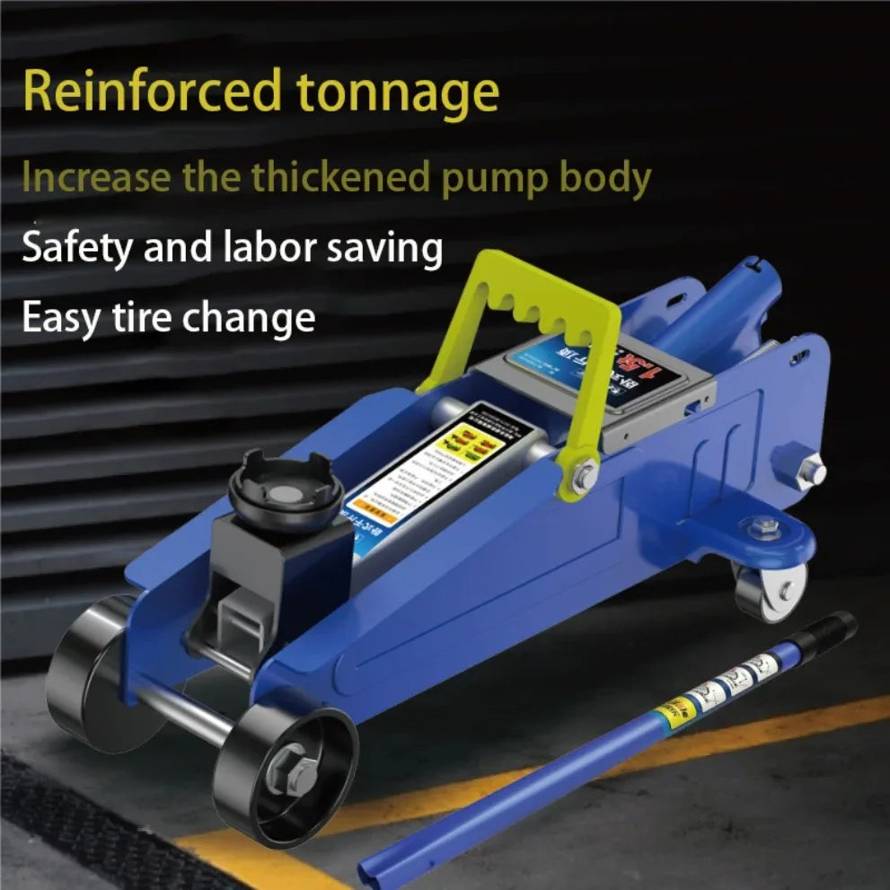 3T Super Heavy Horizontal Jack SUV Car Sedan Tire Change Hydraulic Repair Oil Pressure Fast Lifting Tools