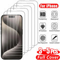 Clear Glass Film For iPhone 17 16 15 Pro Max Screen Protector For iPhone 11 12 13 14 15 Pro Tempered Glass iPhone13 Mini 16 Plus Car Mobile World