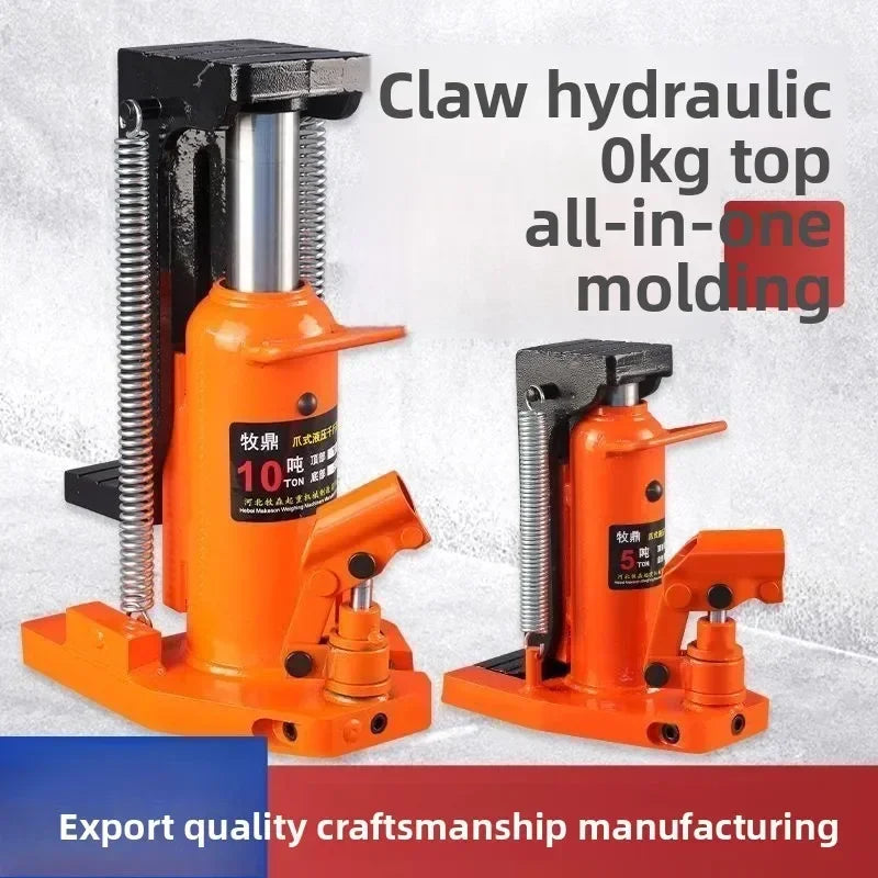 Durable  Claw Jack Vertical Hydraulic Duck Bill Cross Top Hydraulic Rack Qijin Top Low Hoist 2.5T
