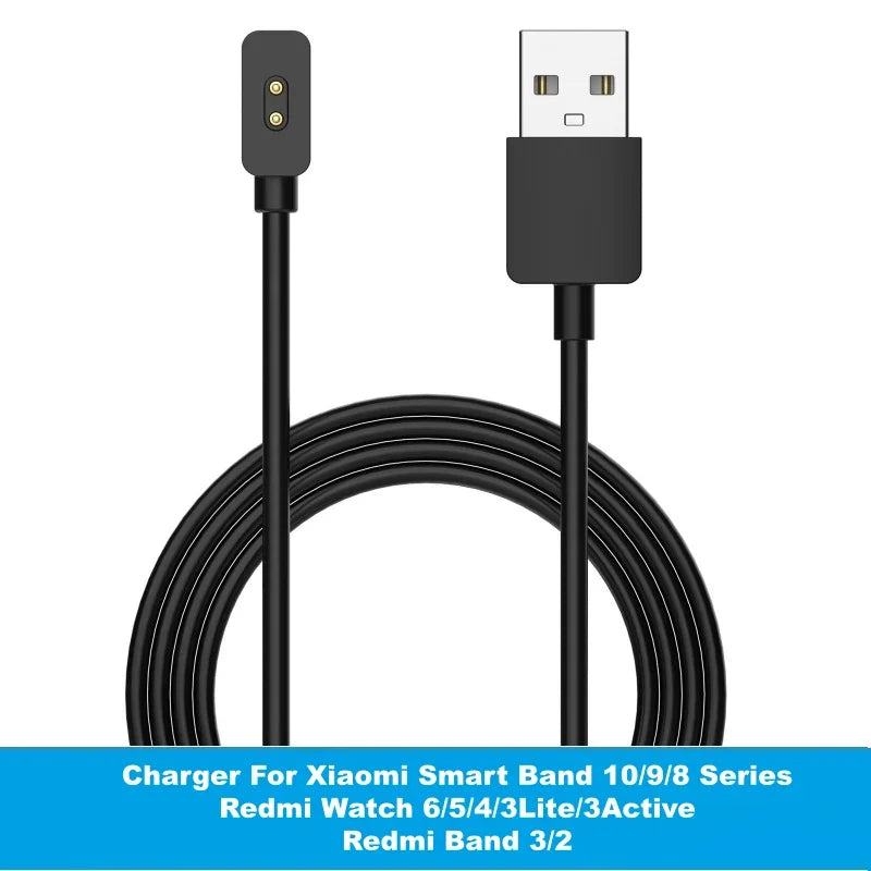 Magnetic Charger for Redmi Watch 6 5 4 3Lite 3Active, Redmi Smart Band 3 2, Xiaomi Smart Band 10 9 8 NFC Pro USB Charging Cable Car Mobile World