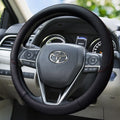 Durable Anti-Slip Car Steering Wheel Cover Microfiber Leather Steering Wheel Cover Universal Fit for Car, Truck, SUV, Van38cm