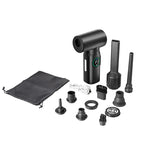 Portable 7500mAh Wireless Air Duster Dust Blowing Gun 2 in 1 Air Blower And Vacuum Cleaner Cordless Duster Blowers Car Cleaning CM World
