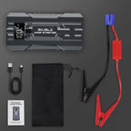 3000A Peak Car Jump Starter, 20000mAh Portable Power Supply, Car Battery Jump Starter, Portable Car Battery Jump Starter, Equipped with Smart Safety Jumper Cable, Includes LED Lighting and Safety Protection Functions