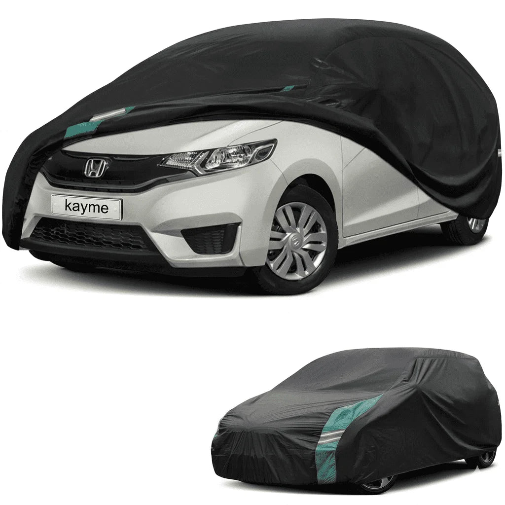 Waterproof UV Car Cover 190T Outdoor Sun Dust Night protection with reflective strips Cover Fit for Telsa Kayme Car Accessories Car Mobile World