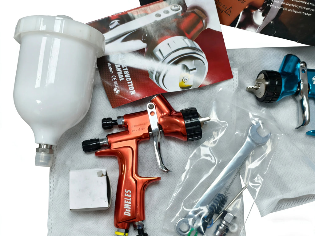 DEWELES Car Painting Spray Gun 1.3mm 1.7mm YH Nozzle Automotive Body Repair Tool CM World