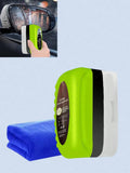 2Pcs/Set Car Windshield Anti-Fog Kit - ABS Resin Scraper + Applicator Sponge + Microfiber Cloth, Easy to Use CM World