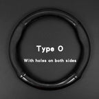 Universal Car Steering Wheel Cover Carbon Fiber Leather Three-dimensional Anti Slip, Timple And Fashionable Car Accessories CM World