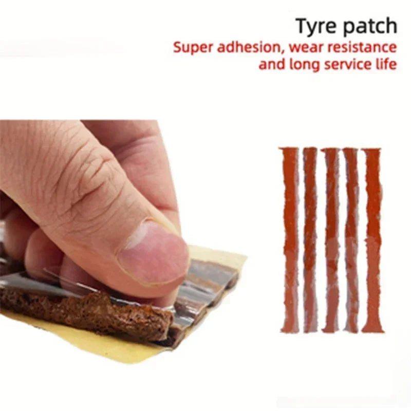 Car Tire Repair Kit Puncture Plug Tools Tyre Puncture Emergency for Tire Strips Stirring Glue Repair Tool Kit Car Accessories CM World