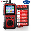 2026 KONNWEI KW330 Car OBD2 Fault Scanner Engine Battery Test  Fault Code Clear Real-Time Data Professional OBD Inspection Tool Car Mobile World