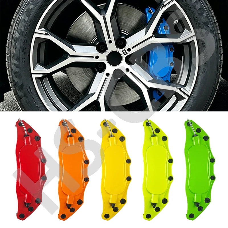 4Pcs Metal Car Brake Caliper Covers Anti Dust Protective Disc Shell for Audi Bmw Mercedes Benz VW volkswagen Peugeot Accessories