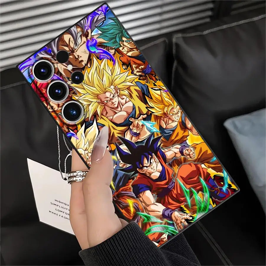 Dragon Ball Vegeta Case for Samsung Galaxy S26 Ultra S25 Plus S24 Note 20 8 9 10 S21 FE S23 S20 Ultra S10 S9 Funda Phone Cover