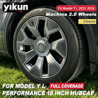 4PCS 19 Inch Hubcap for Tesla Model Y L Machina 2.0 Wheels Performance Full Rim Replacement Wheel Cover Accessories 2025 2026