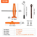 SucceBuy Scissor Jack 2.5 Ton Scissor Car Jack 3.7"-17.1" Lifting Range Scissor Lift Jack Portable Tire Jack for Car Truck SUV CM World