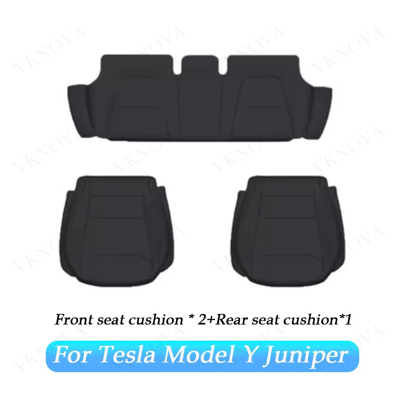 For Tesla New Model Y Juniper 2025 2026 Car Seat Cover Nappa Leather & 8 Grade Anti Fouling Wholesale Price Interior Accessories CM World