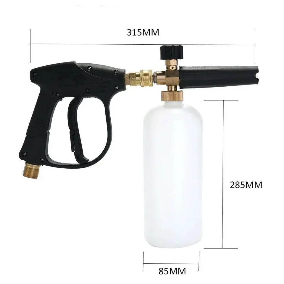 High Pressure Washer PA Foam Pot 1/4" Quick Plug Universal Spray Gun Household Snow Foam Cannon Nozzle Car Washing Water Gun CM World