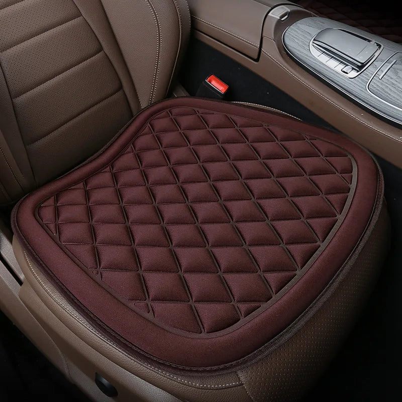 Car Seat Cover, Breathable Anti-Slip Bottom Seat Cushion Mat Pad, Universal Four Seasons, Car Front Driver Bottom Seat Cover CM World