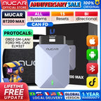 MUCAR BT200 MAX CAN FD OBD2 Scanner 15 Resets AI Car Diagnostic Tools All System Auto Scan Bi-Directional Control Free Update Car Mobile World