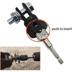 1/2inch Car Scissor Jack Adapter, Socket Drill Adapter for Or Double Hole Scissor Jacks CM World