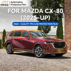 9mil TPU For Mazda CX80 2025-UP Car Paint Protection Film Body Sticker Anti-scratch Protective Transparent PPF Car Accessories Car Mobile World
