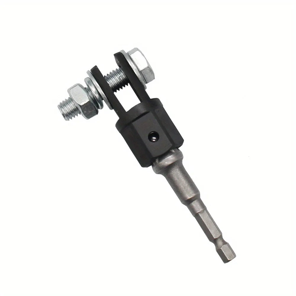 1/2inch Car Scissor Jack Adapter, Socket Drill Adapter for Or Double Hole Scissor Jacks CM World