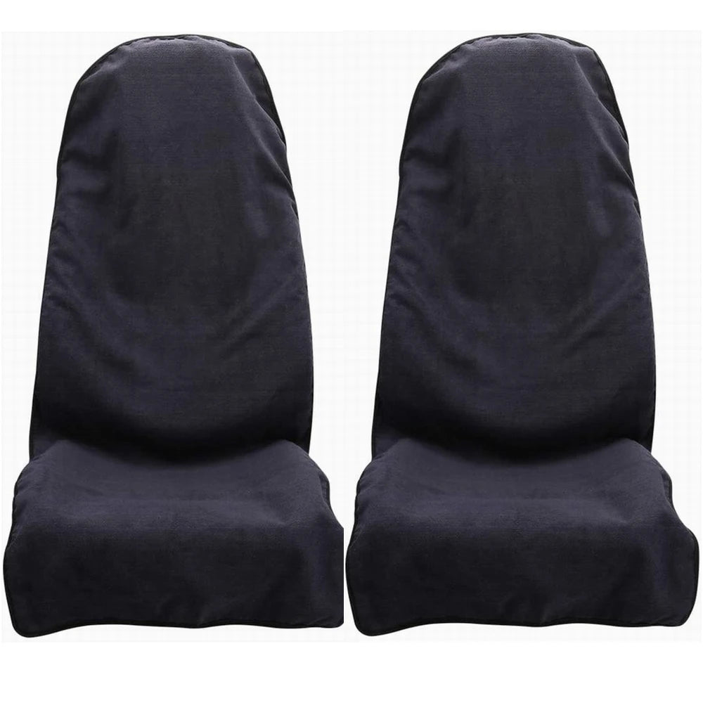 Front Car Seat Cover Waterproof Non-slip Sweat Towel Seat Cover for Truck SUV CM World