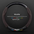 Suede Carbon fiber anti-slip Car Steering Wheel Cover For ISUZU D-MAX V-CROSS mu-X TAGA  Interior fittings CM World