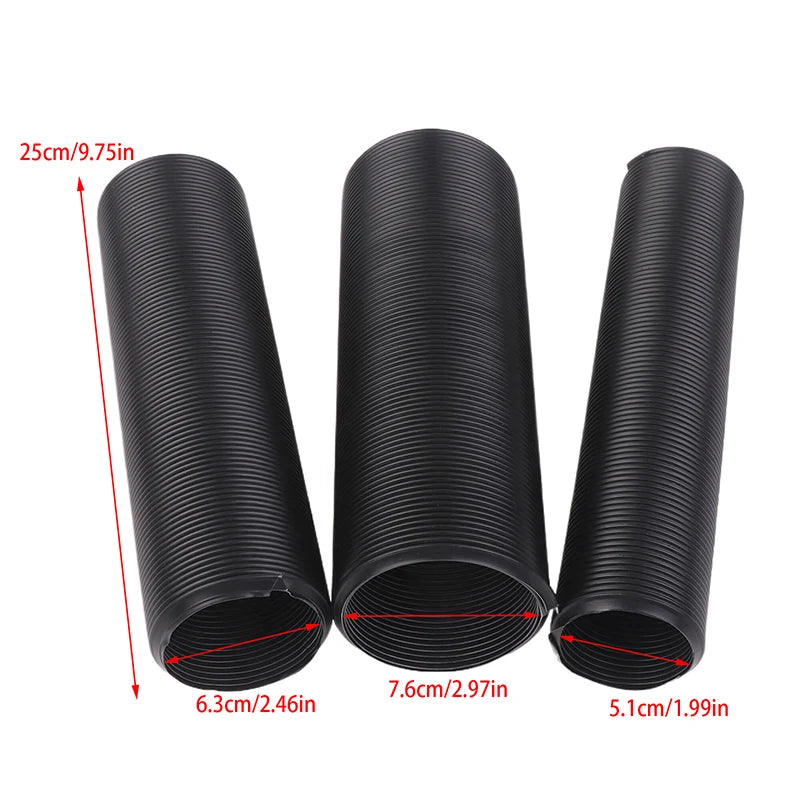 Car Cold Air Intake Tube Kit 2.5inch 3inch Flexible Air Inlet Duct Pipe System 51mm 63mm 76mm Universal CM World