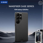 Ultra-thin Carbon Fiber Texture Pattern For Magsafe Case For Samsung S26 Ultra S25/24 Plus Premium Business Anti-fall Hard Cover