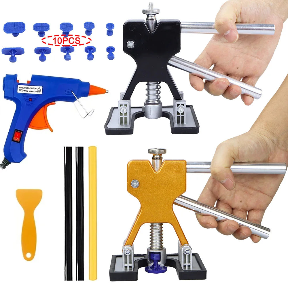 Car Dent Puller Paintless Suction Cup Lifter Repair Tools Kit Auto Body Dent Removal Kit for Auto Hail Dent Removal Workshops CM World