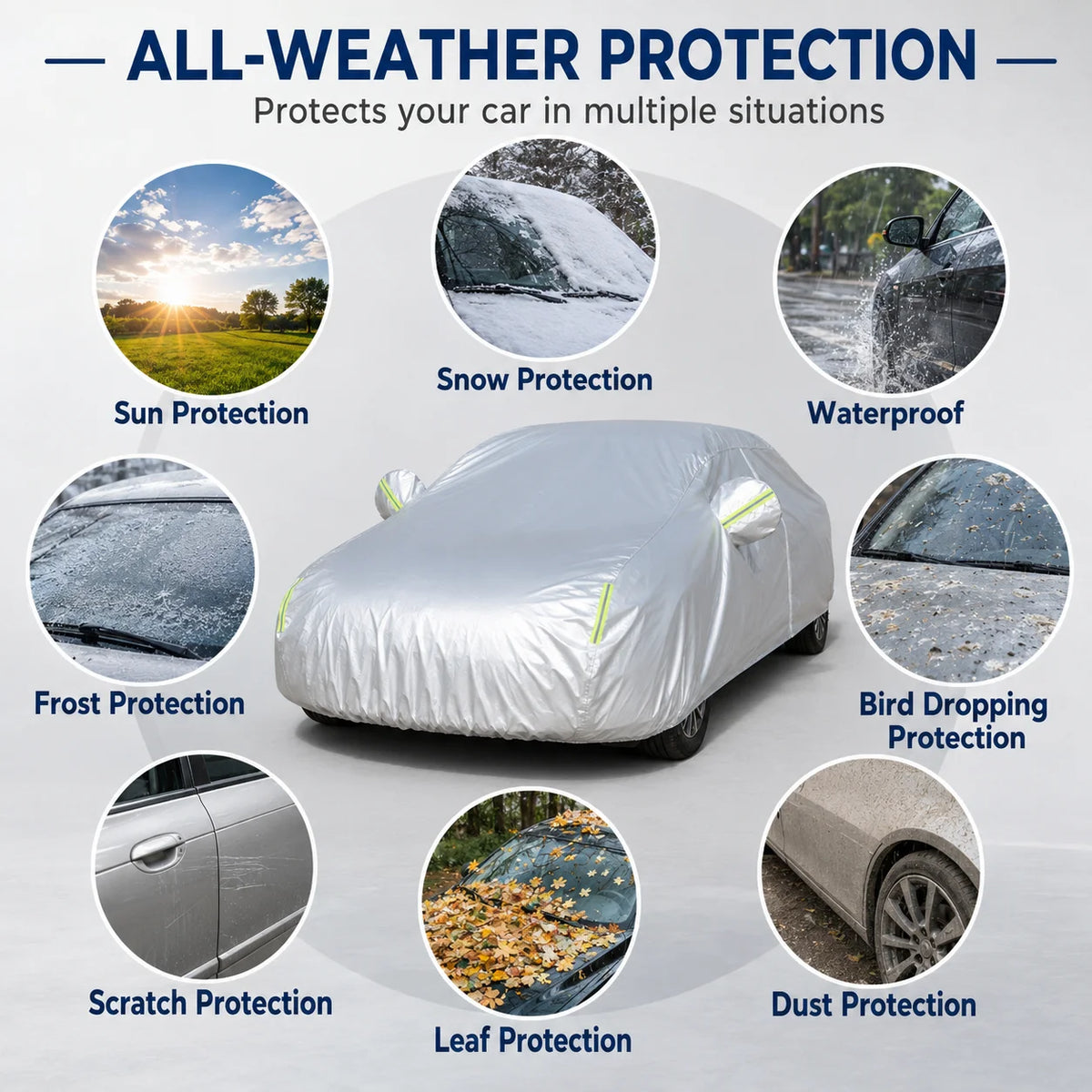 For Mitsubishi Lancer 2017-2024 Exterior Car Cover Custom Fit Car Sun Protector Waterproof Dustproof Car Outdoor Protection