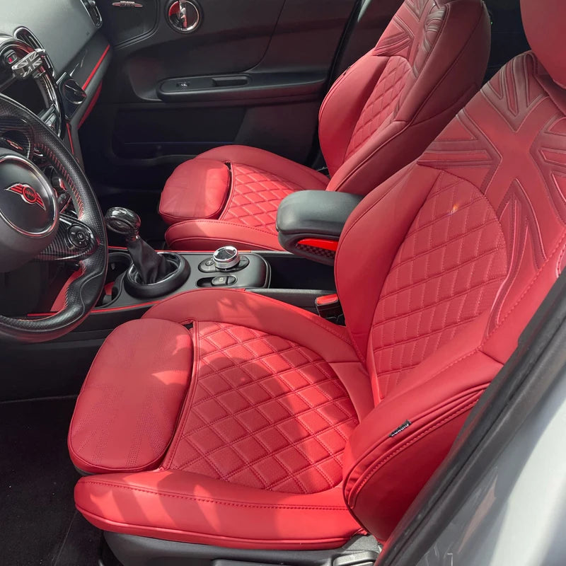 Complete Set of Car Seat Covers Car Seat Protection Accessories for mini cooper f56 f57 f60 f54 r50 r53 r55 r56 r57 r58 r59 r60 CM World