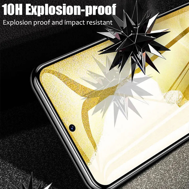 3Pcs Tempered Glass For Samsung Galaxy S23 S24 S25 Plus Fe A05S A15 A25 A35 A55 Screen Protector For Samsung S25 Edge S24 Ultra