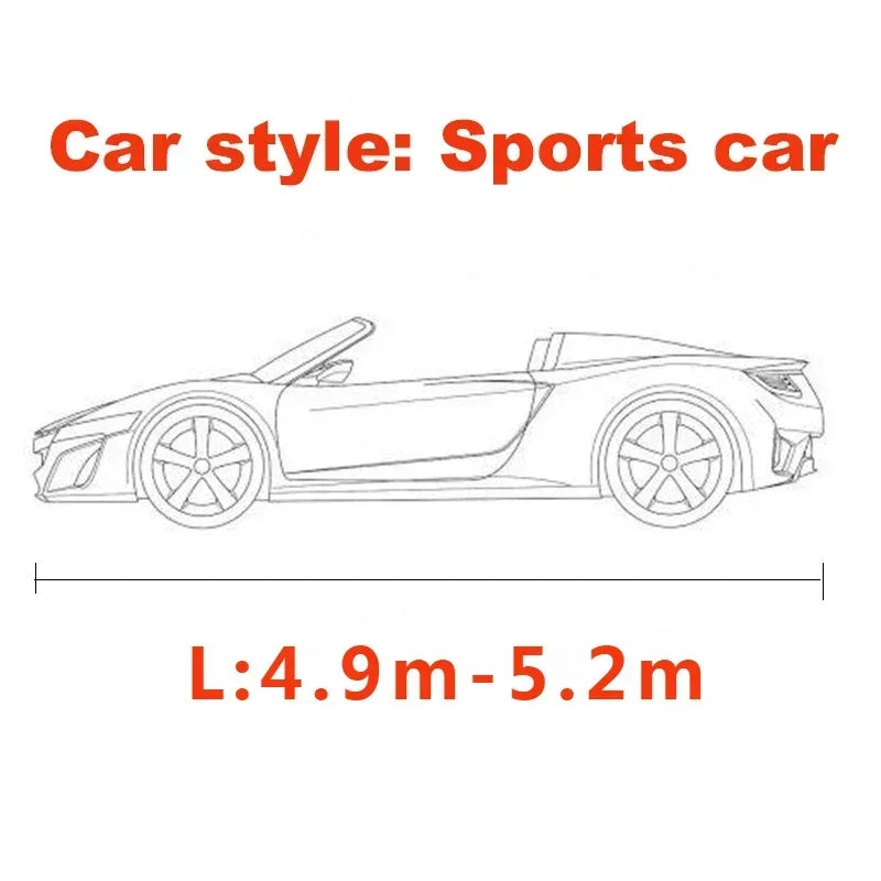 Universal Car Cover Customize Stretch Cloth Cover Beauty Styling Sunproof Dustproof Resistant Protection for BMW Benz Audi Mazda Car Mobile World