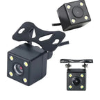 Car Rearview Camera HDWide Angle Rear View Video Vehicle Camera Backup Reverse Camera 12/4/8LED Night Vision Parking Camera