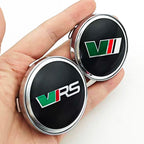 4Pcs 60mm Car Wheel Hub Caps Cover Rim Logo V VRS Badge For Skoda Fabia Octavia Rapid Kodiaq Superb A4 A5 Mk3 karoq Accessories