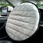 Universal Car Steering Wheel Cover - Heat Isolation, Sun Protection and Shading Suitable for A Variety of Car Models