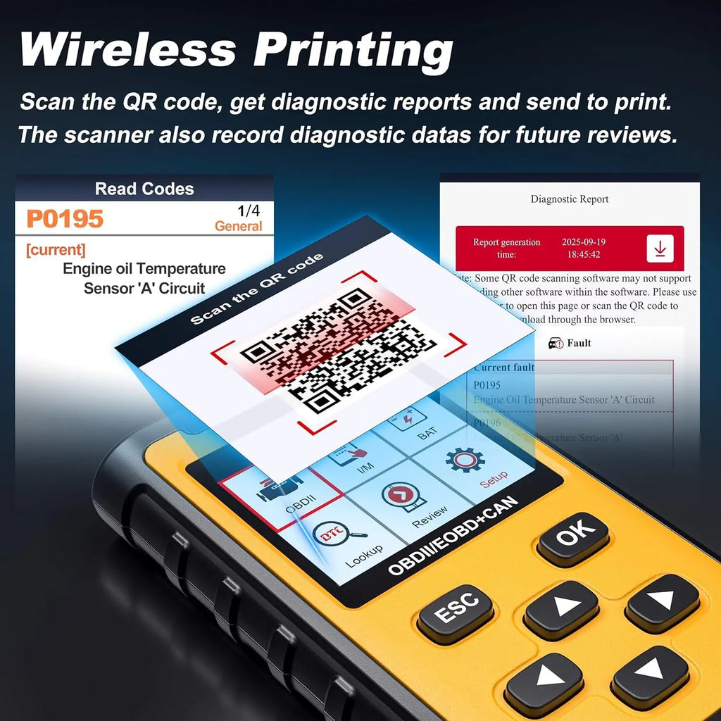 OBD2 Scanner Code Reader Check Engine Light Car Diagnostic Tool Read Clear Fault Codes Full OBD2 Functions 2026 Car Mobile World